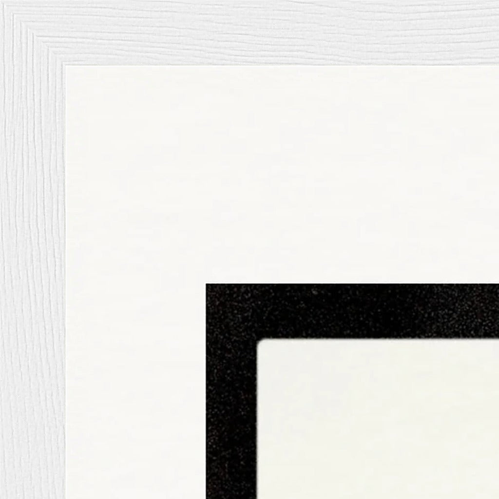 Little Secret Framed print 30x40 cm / 12x16″ White frame corner detail