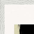 Shadow of Self Framed print 30x40 cm / 12x16″ White frame corner detail