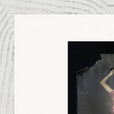 Never too Late Framed print 30x40 cm / 12x16″ White frame corner detail