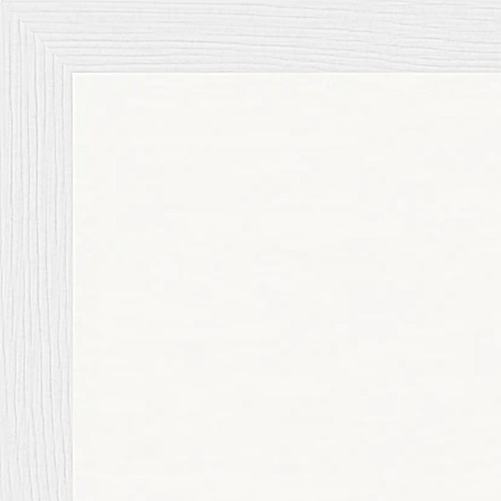 Face It Framed print 30x40 cm / 12x16″ White frame corner detail