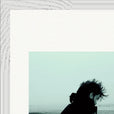 Misty Mind Framed print 30x40 cm / 12x16″ White frame corner detail
