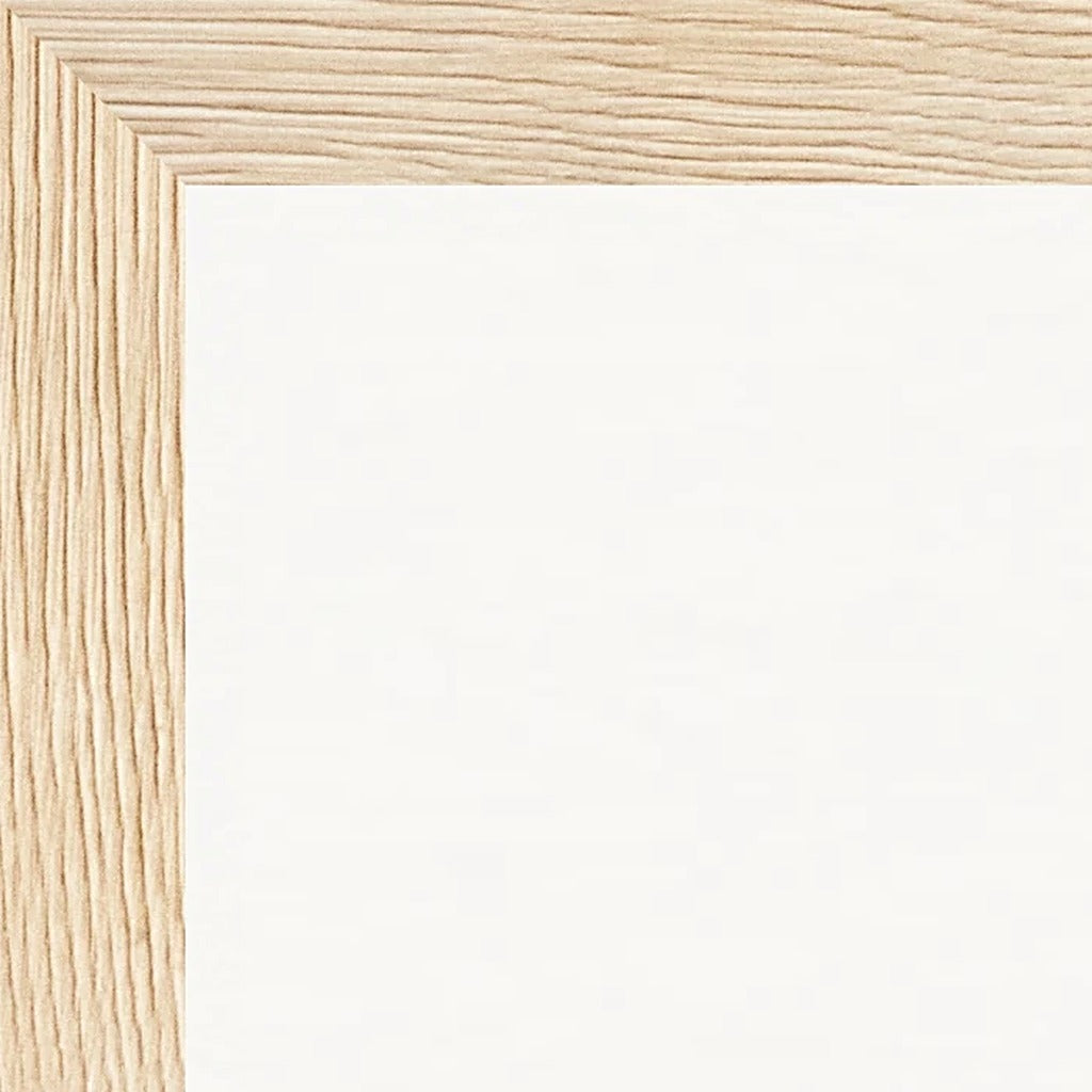 Hat On Framed print 30x40 cm / 12x16″ Wood frame corner detail