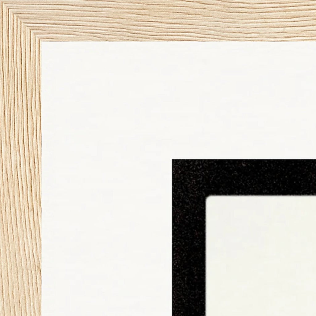 Little Secret Framed print 30x40 cm / 12x16″ Wood frame corner detail