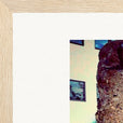 Wash It Framed print 30x40 cm / 12x16″ Wood frame corner detail