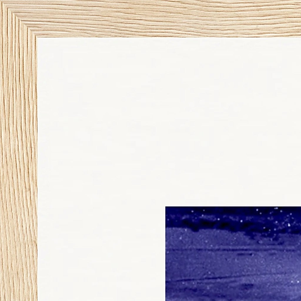 The Unwritten Path Framed print 30x40 cm / 12x16″ Wood frame corner detail
