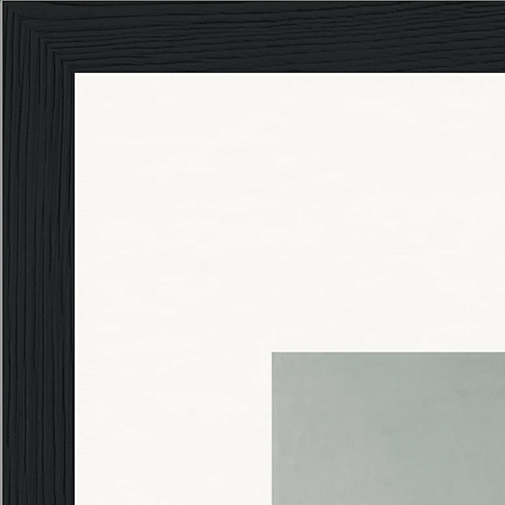Everyday Hero Framed print 30x45 cm / 12x18″ Black frame corner detail