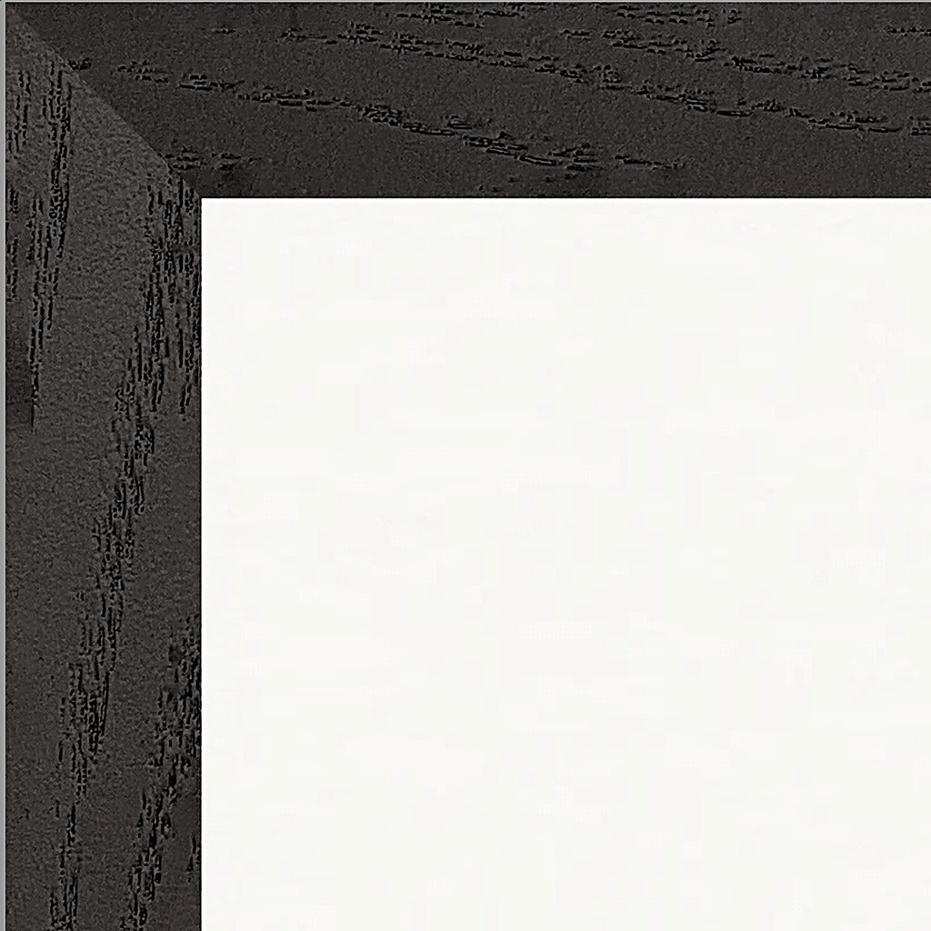 Synch'd Hands Framed print 30x45 cm / 12x18″ Black frame corner detail