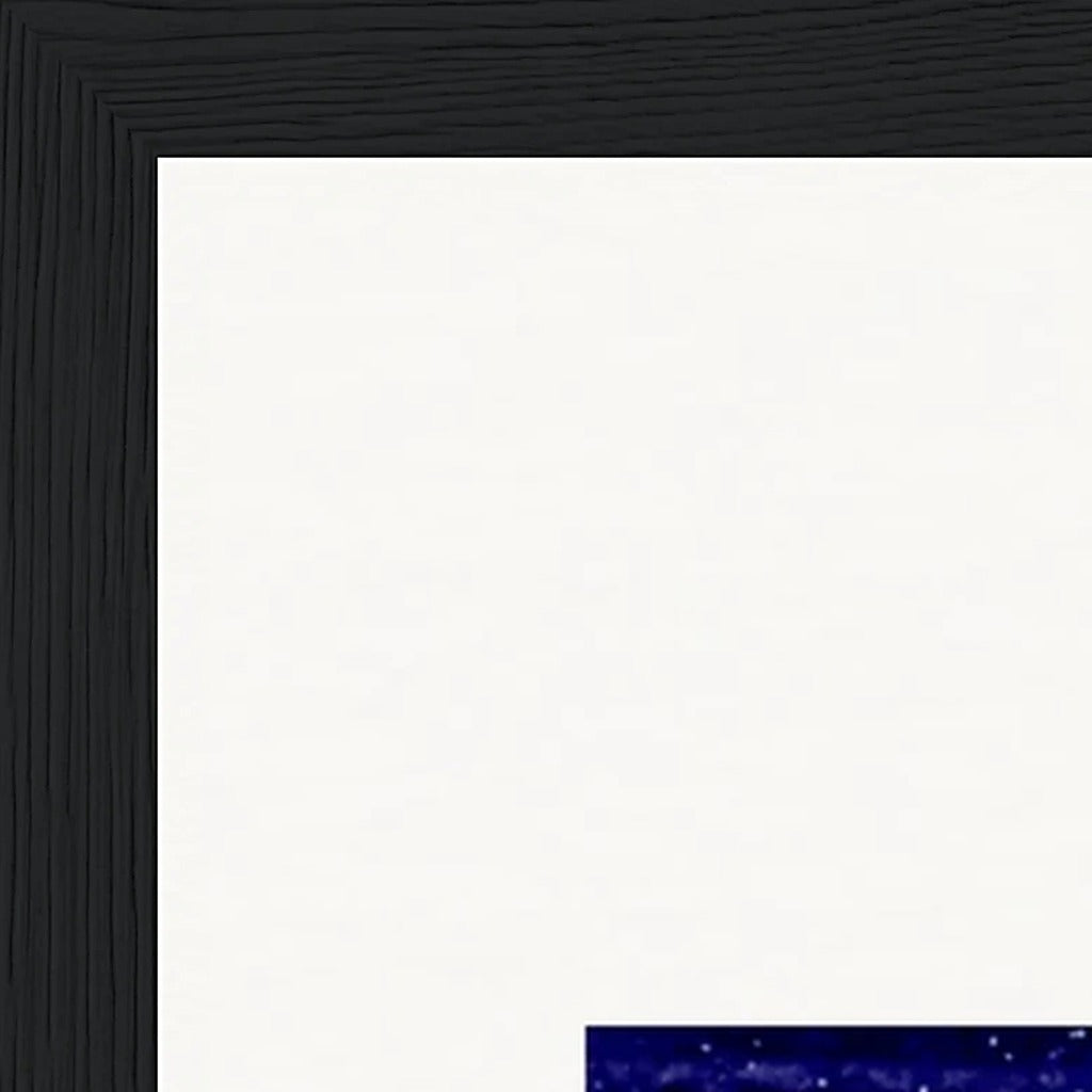 The Unwritten Path Framed print 30x45 cm / 12x18″ Black frame corner detail