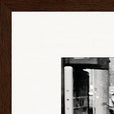 Old Star Framed print 30x45 cm / 12x18″ Dark wood frame corner detail