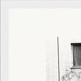 The Urban Matrix Framed print 30x45 cm / 12x18″ White frame corner detail