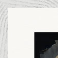 Never too Late Framed print 30x45 cm / 12x18″ White frame corner detail