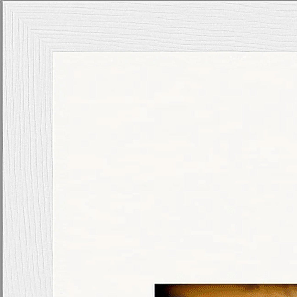 Cosmic Reflections Framed print 30x45 cm / 12x18″ White frame corner detail