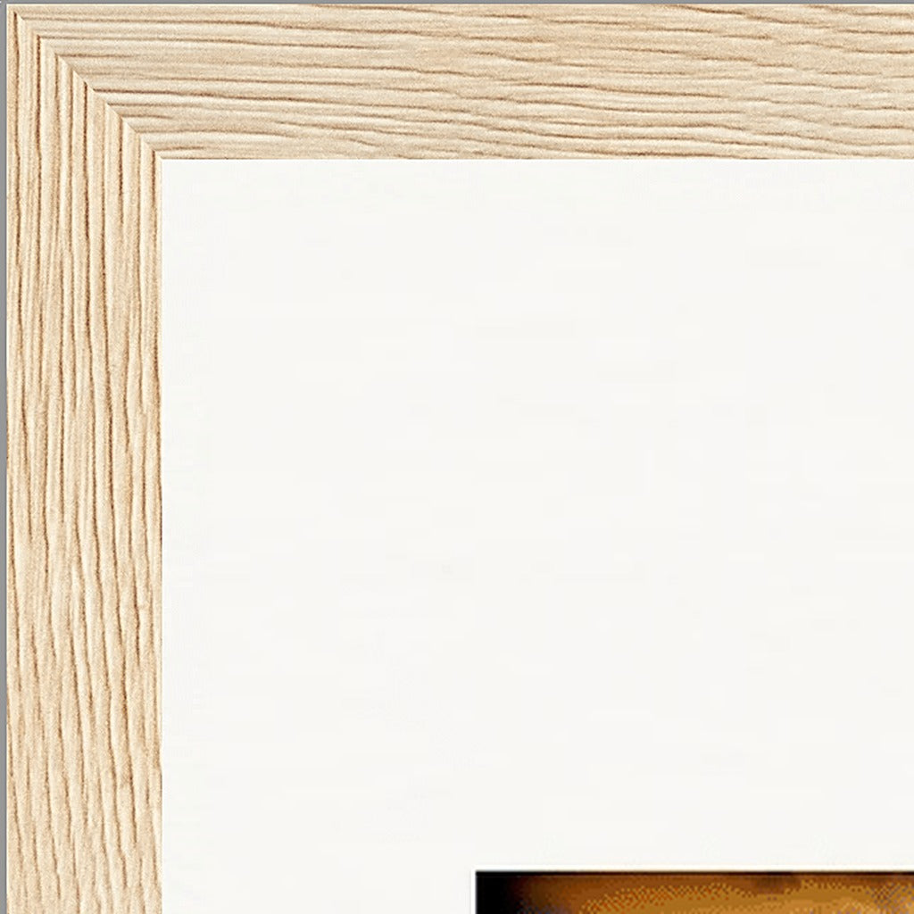 Cosmic Reflections Framed print 30x45 cm / 12x18″ Wood frame corner detail