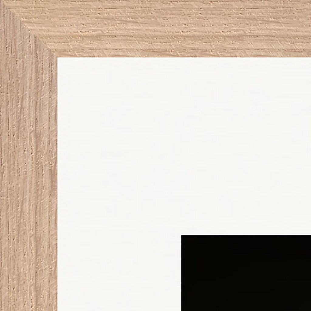 A Dreamer’s Strength Framed print 30x45 cm / 12x18″ Wood frame corner detail