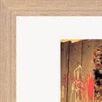 Blast Off Framed print 30x45 cm / 12x18″ Wood frame corner detail