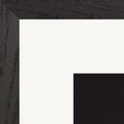 On the Road Framed print 40x40 cm / 16x16″ Black frame corner detail