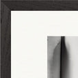 Synch'd Hands Framed print 40x40 cm / 16x16″ Black frame corner detail