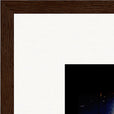 Have a Looksie Framed print 40x40 cm / 16x16″ Dark wood frame corner detail