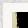 Shadow of Self Framed print 40x40 cm / 16x16″ White frame corner detail