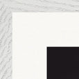 On the Road Framed print 40x40 cm / 16x16″ White frame corner detail