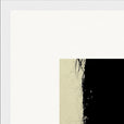 Shadow of Self Framed print 40x40 cm / 16x16″ White frame corner detail