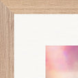 Indigo Sky Framed print 40x40 cm / 16x16″ Wood frame corner detail