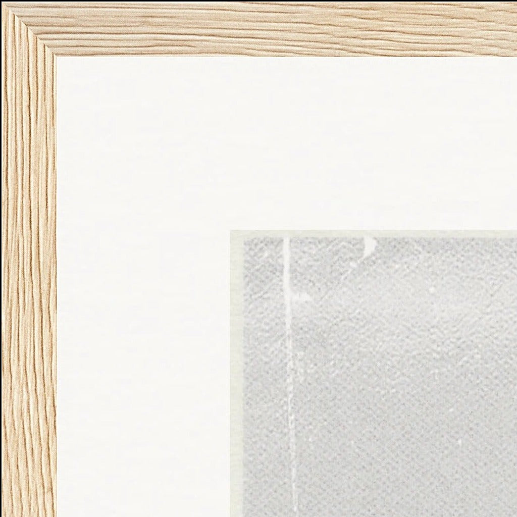 The Space We Share Framed print 40x40 cm / 16x16″ Wood frame corner detail
