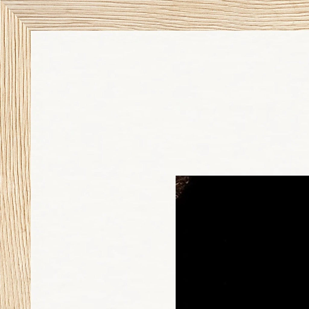 Face It Framed print 40x40 cm / 16x16″ Wood frame corner detail