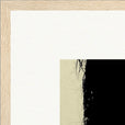 Shadow of Self Framed print 40x40 cm / 16x16″ Wood frame corner detail