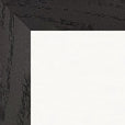 Indigo Sky Framed print 40x50 cm / 16x20″ Black frame corner detail