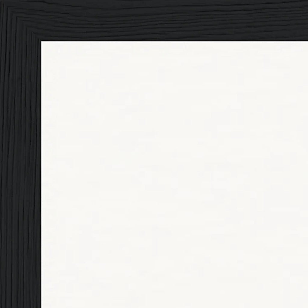Face It Framed print 40x50 cm / 16x20″ Black frame corner detail
