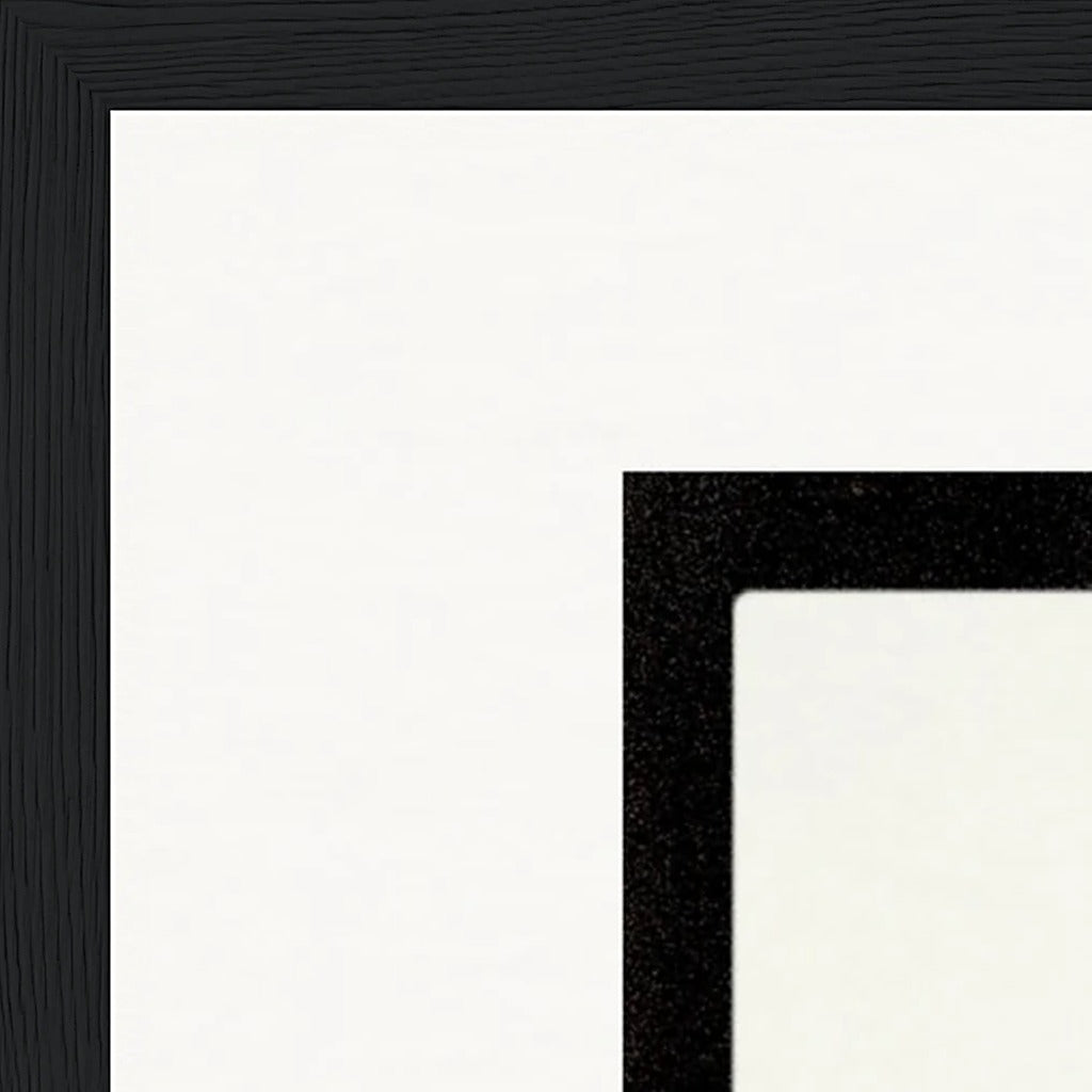 Little Secret Framed print 40x50 cm / 16x20″ Black frame corner detail