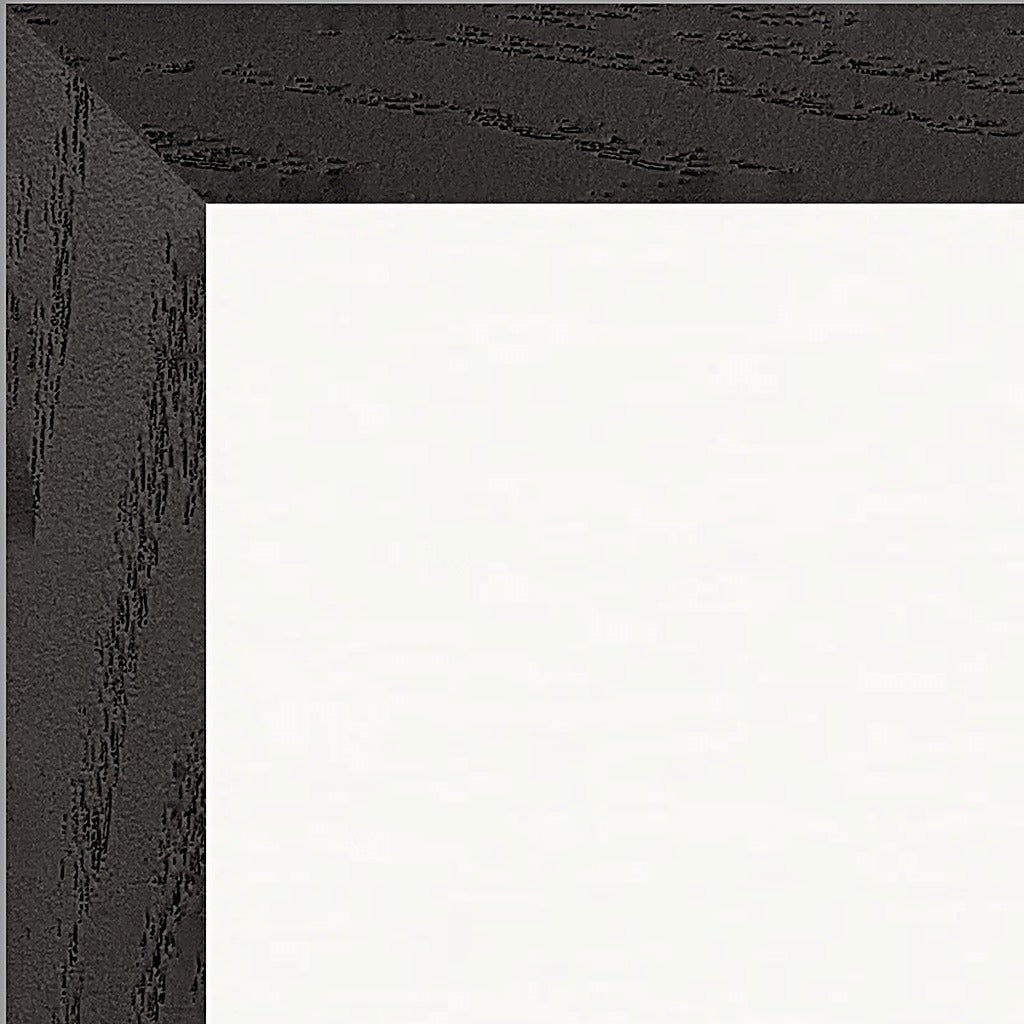 Nocturne Velvet Framed print 40x50 cm / 16x20″ Black frame corner detail