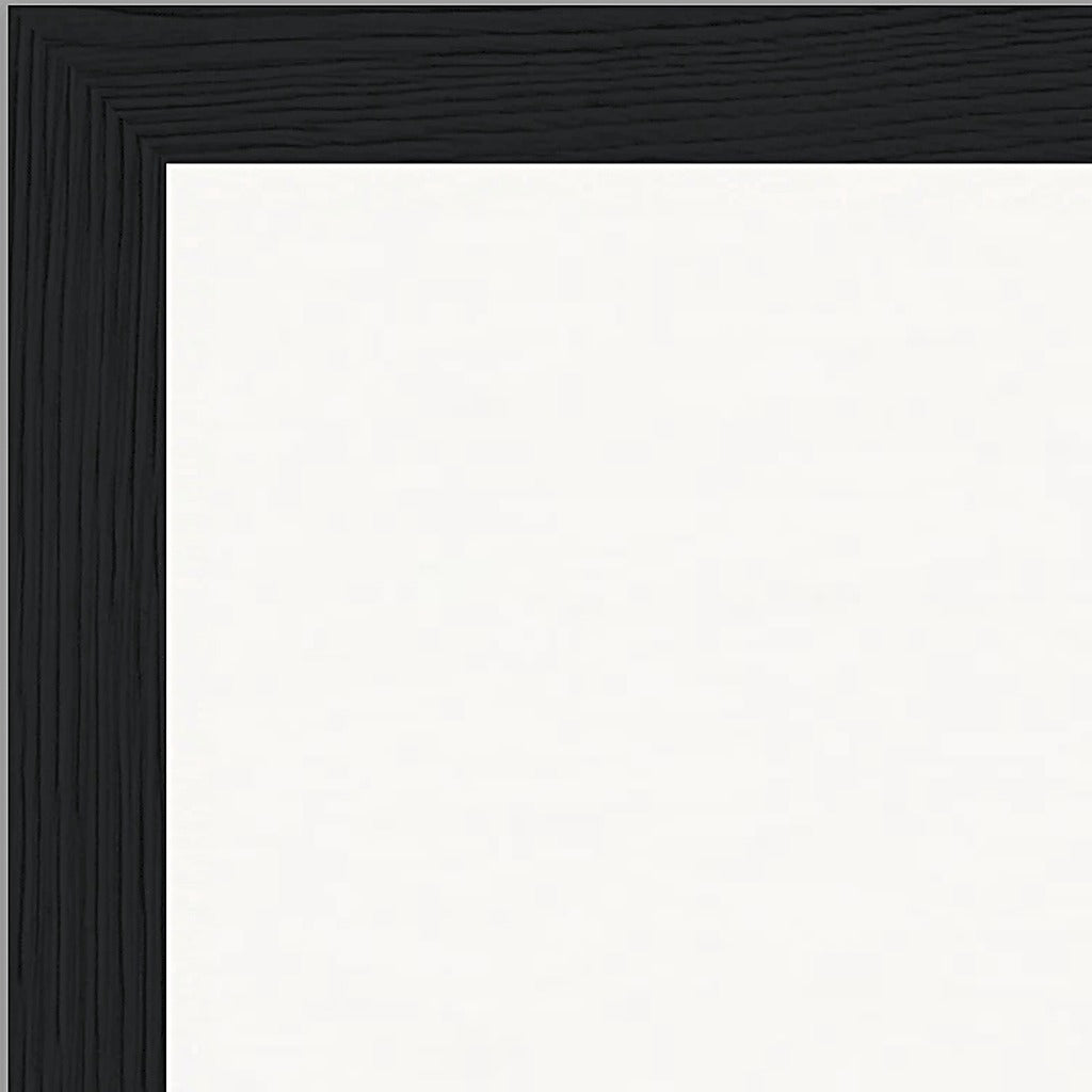 Chromatic Kiss Framed print 40x50 cm / 16x20″ Black frame corner detail