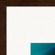Around and Around Framed print 40x50 cm / 16x20″ Dark wood frame corner detail