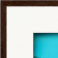 Northern Soul Framed print 40x50 cm / 16x20″ Dark wood frame corner detail