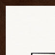 Ready to Fly Framed print 40x50 cm / 16x20″ Dark wood frame corner detail