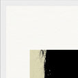 Shadow of Self Framed print 40x50 cm / 16x20″ White frame corner detail