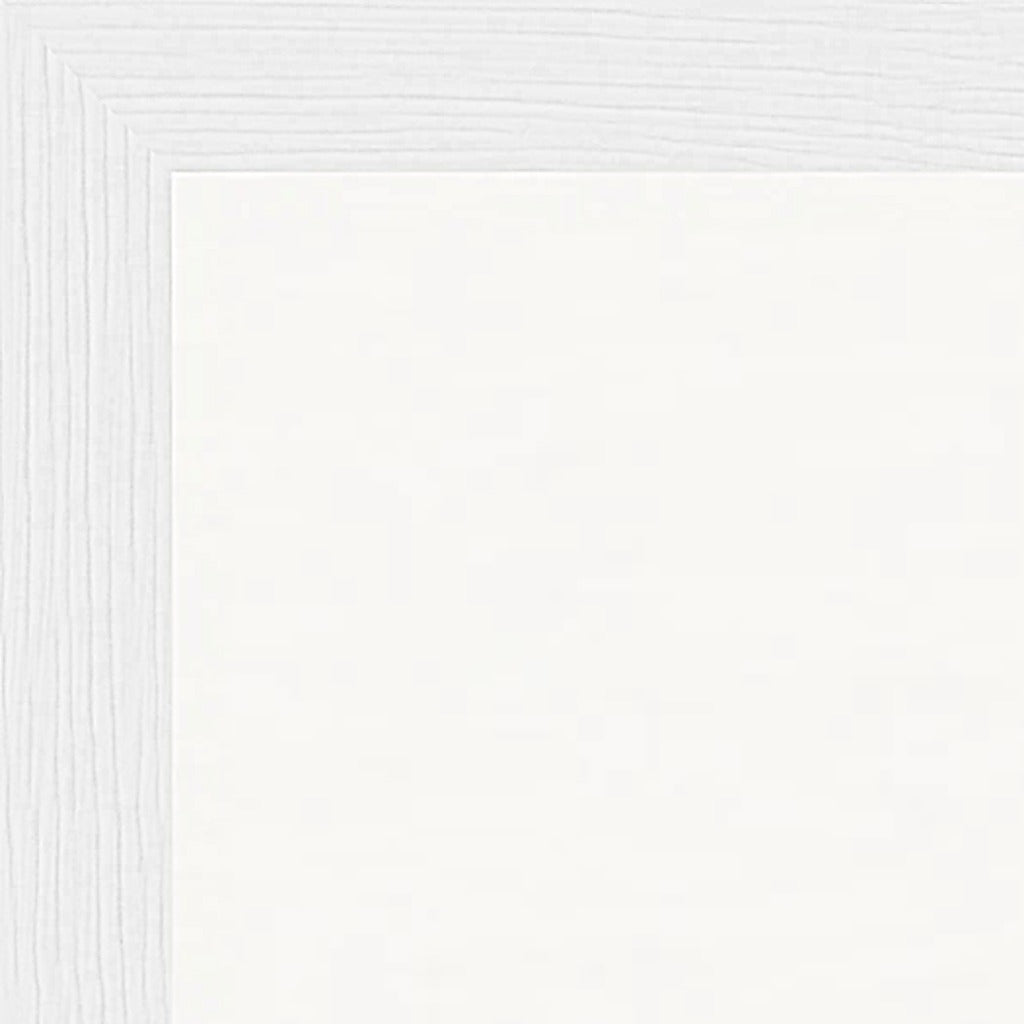 Indigo Sky Framed print 40x50 cm / 16x20″ White frame corner detail