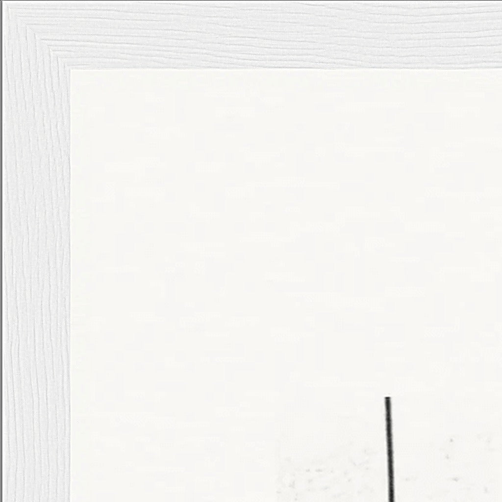 The Urban Matrix Framed print 40x50 cm / 16x20″ White frame corner detail