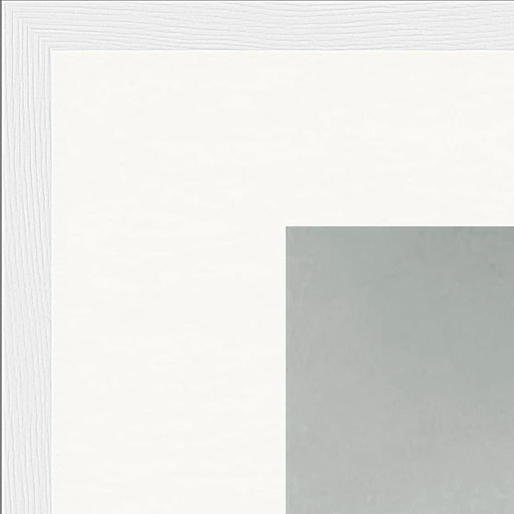 Everyday Hero Framed print 40x50 cm / 16x20″ White frame corner detail
