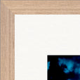 Bubbles and Sky Sticks Framed print 40x50 cm / 16x20″ Wood frame corner detail