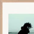 Misty Mind Framed print 40x50 cm / 16x20″ Wood frame corner detail