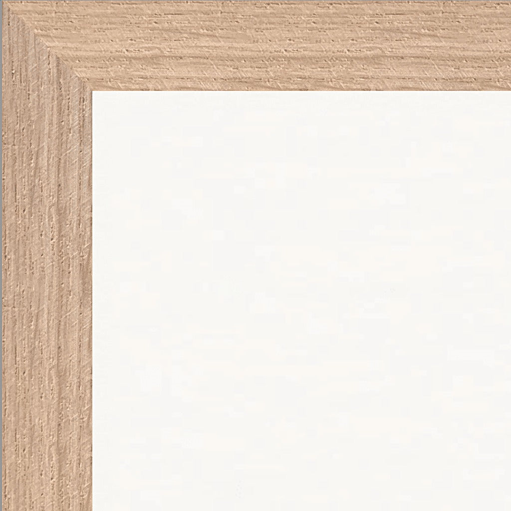 Circle of Life Framed print 40x50 cm / 16x20″ Wood frame corner detail