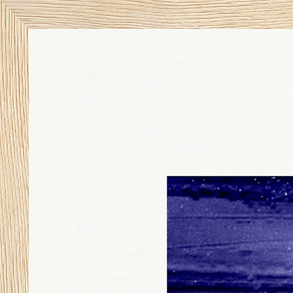The Unwritten Path Framed print 40x50 cm / 16x20″ Wood frame corner detail