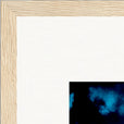 Bubbles and Sky Sticks Framed print 40x50 cm / 16x20″ Wood frame corner detail