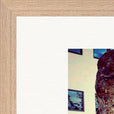 Wash It Framed print 40x50 cm / 16x20″ Wood frame corner detail