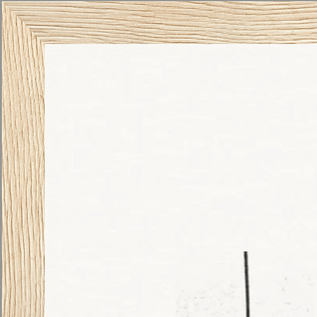 The Urban Matrix Framed print 40x50 cm / 16x20″ Wood frame corner detail