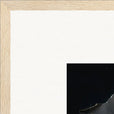 Never too Late Framed print 40x50 cm / 16x20″ Wood frame corner detail