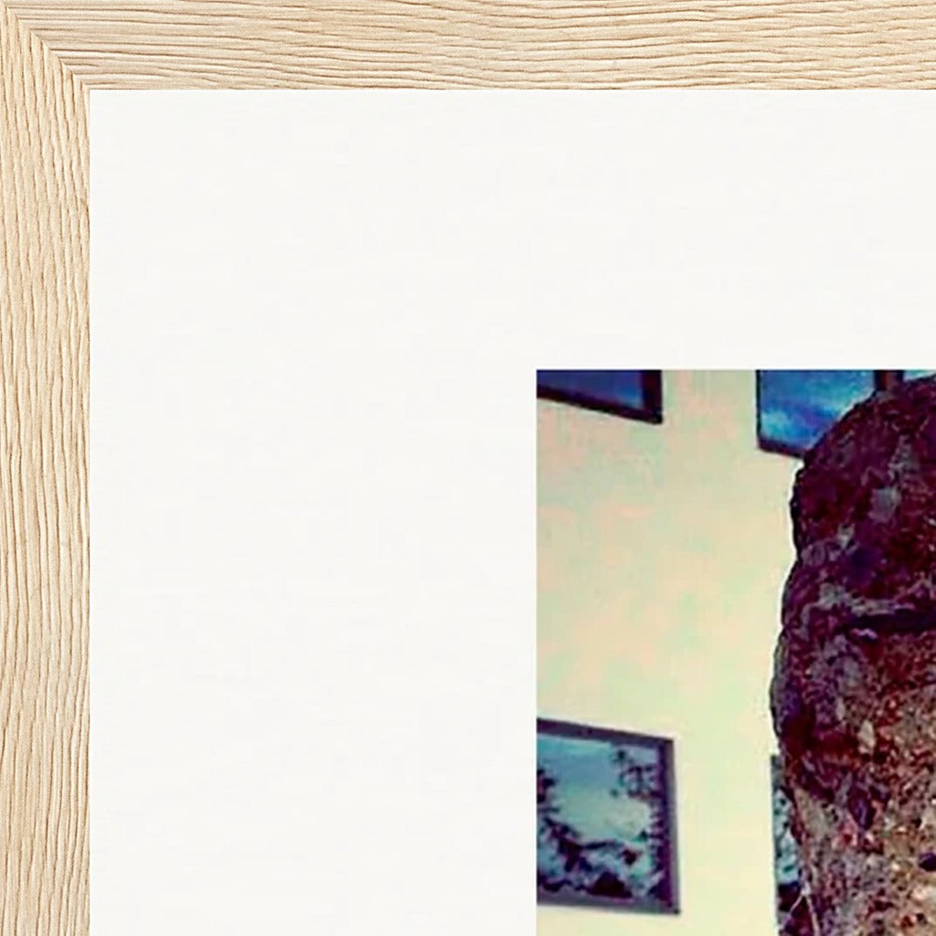 Wash It Framed print 40x50 cm / 16x20″ Wood frame corner detail